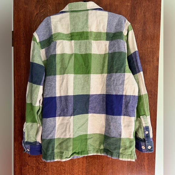 BDG Urban Outfitters purple and green plaid thick oversized flannel - Picture 6 of 6